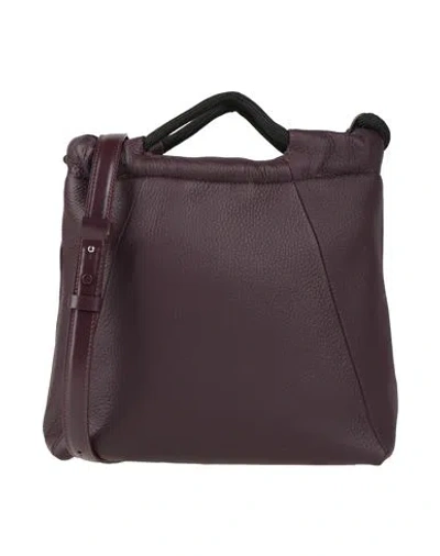 Maison Margiela Woman Cross-body Bag Plum Size - Leather In Purple