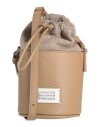 Maison Margiela 5ac Drawstring Bucket Bag In Beige