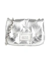 Maison Margiela Woman Cross-body Bag Silver Size - Leather In Silver
