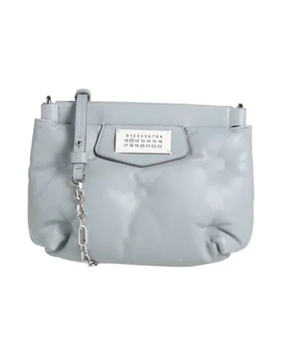 Maison Margiela Woman Cross-body Bag Sky Blue Size - Ovine Leather