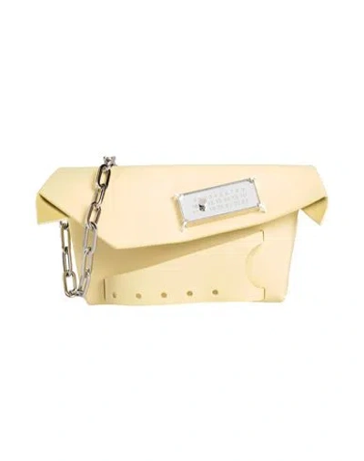 Maison Margiela Woman Cross-body Bag Yellow Size - Bovine Leather
