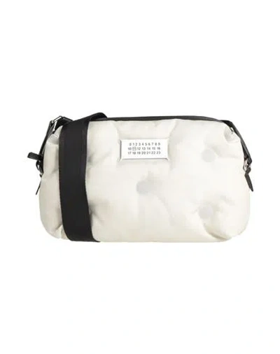 Maison Margiela Solid Color Crossbody Bags In White
