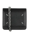 Maison Margiela Woman Crossbody Wallet Midnight Blue Size - Leather