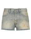 Maison Margiela Denim Shorts In Blue