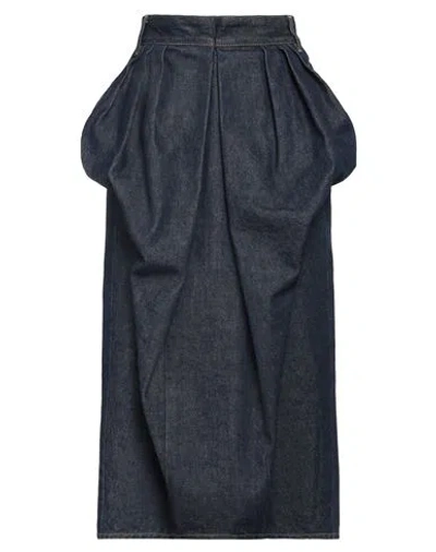 Maison Margiela Woman Denim Skirt Blue Size 8 Cotton