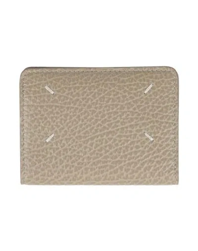 Maison Margiela Woman Document Holder Grey Size - Leather