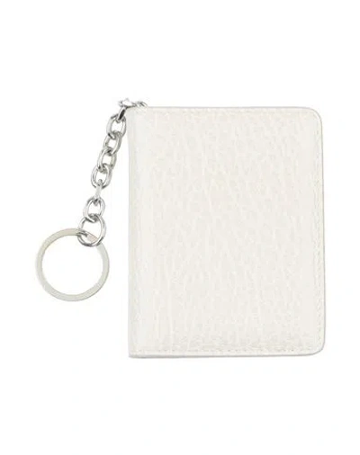 Maison Margiela Woman Document Holder Off White Size - Bovine Leather