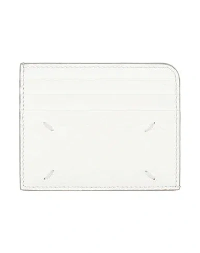 Maison Margiela Woman Document Holder White Size - Bovine Leather