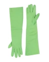 Maison Margiela Woman Gloves Green Size S Ovine Leather