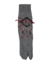 Maison Margiela Woman Gloves Grey Size M Wool, Alpaca Wool, Acrylic, Polyamide In Grey