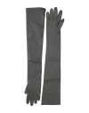 Maison Margiela Woman Gloves Grey Size S Ovine Leather In Gray