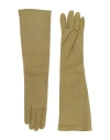 Maison Margiela Woman Gloves Sage Green Size M Ovine Leather