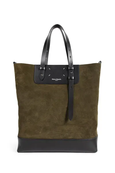 Maison Margiela Woman Green Tote Bags