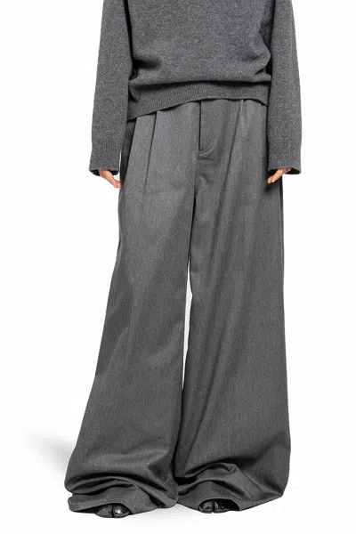 Maison Margiela Woman Grey Trousers