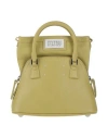 Maison Margiela Woman Handbag Lime Green Size - Goat Skin, Cow Leather, Brass, Zinc, Aluminum