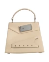 Maison Margiela Woman Handbag Beige Size - Cow Leather, Brass, Zinc