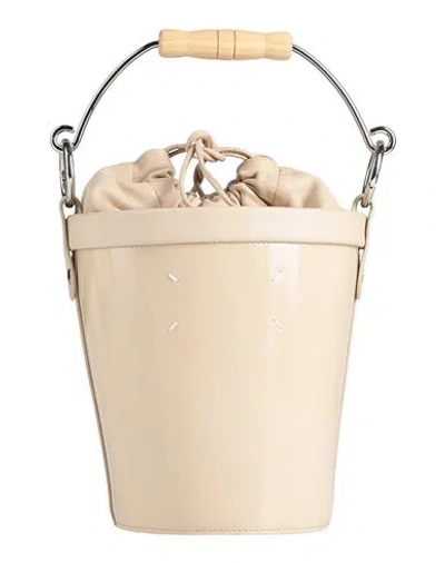 Maison Margiela Woman Handbag Beige Size - Leather