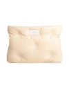 Maison Margiela Woman Handbag Beige Size - Ovine Leather, Bovine Leather, Brass, Zinc, Copper