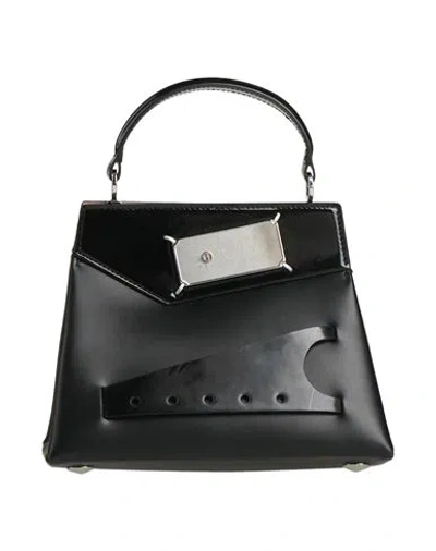 Maison Margiela Woman Black Shoulder Bags In Black