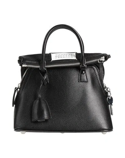 Maison Margiela Woman Handbag Black Size - Goat Skin