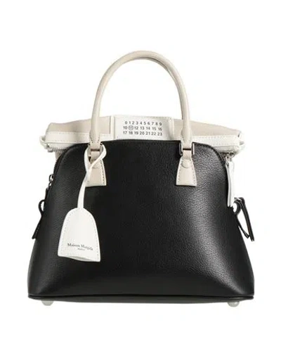 Maison Margiela Woman Handbag Black Size - Goat Skin