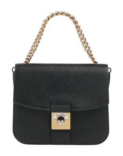 MAISON MARGIELA MAISON MARGIELA WOMAN HANDBAG BLACK SIZE - LEATHER, TEXTILE FIBERS