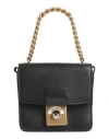 Maison Margiela Woman Handbag Black Size - Goat Skin, Cotton, Brass, Zinc, Metal