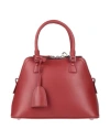 Maison Margiela Woman Handbag Brick Size - Cow Leather, Brass, Zinc, Aluminum, Copper In Red