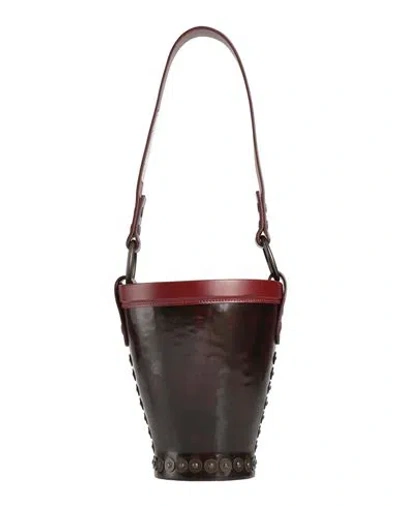 Maison Margiela Woman Handbag Cocoa Size - Calfskin In Brown
