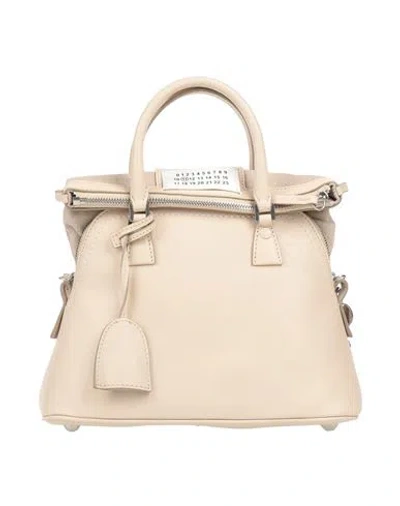 Maison Margiela Woman Handbag Cream Size - Soft Leather In White