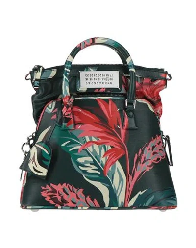 Maison Margiela Floral-print Handbags In Multi