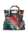 Maison Margiela Woman Handbag Deep Jade Size - Leather In Green