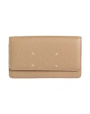 Maison Margiela Woman Handbag Dove Grey Size - Bovine Leather, Brass, Zinc In Beige