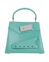 Maison Margiela Woman Handbag Emerald Green Size - Cow Leather, Brass, Zinc