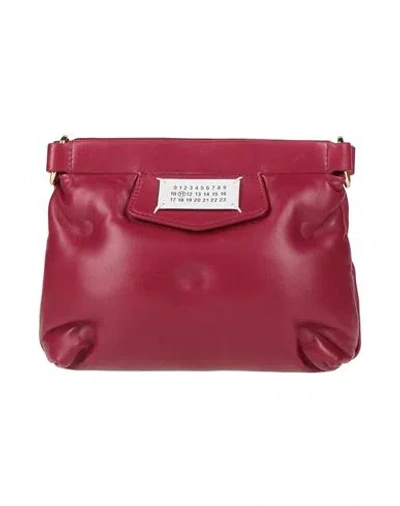 Maison Margiela Woman Handbag Garnet Size - Lambskin In Red