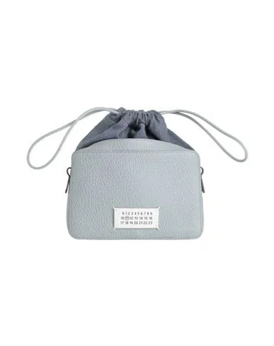 Maison Margiela Woman Handbag Grey Size - Cow Leather