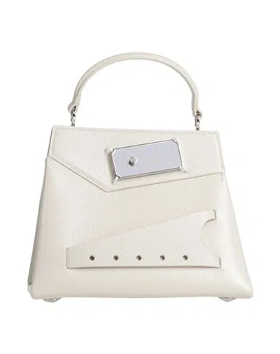 Maison Margiela Woman Handbag Ivory Size - Goat Skin In White