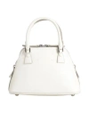 Maison Margiela Woman Handbag Ivory Size - Goat Skin, Cow Leather, Brass, Zinc, Aluminum In White