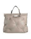 Maison Margiela Woman Handbag Khaki Size - Leather In Beige