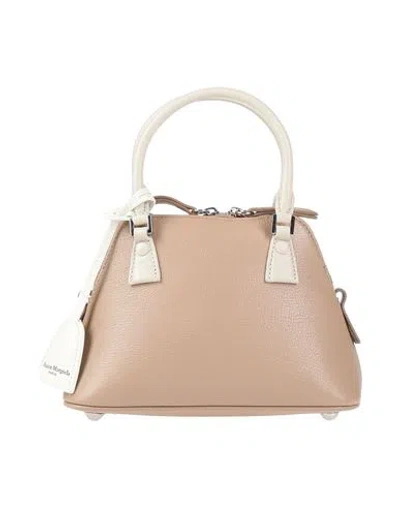 Maison Margiela Woman Handbag Light Brown Size - Goat Skin In Beige