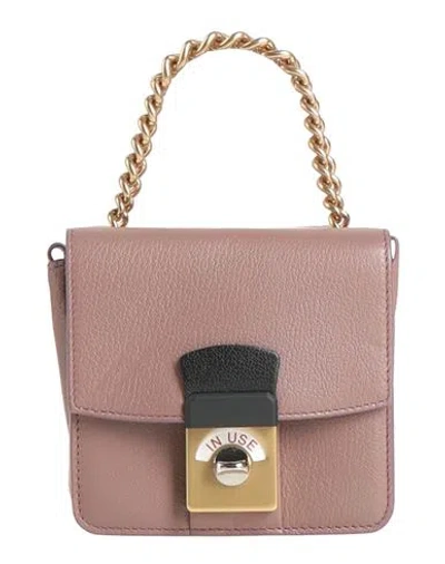 Maison Margiela Woman Handbag Light Brown Size - Leather, Textile Fibers In Beige