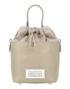 Maison Margiela Woman Handbag Light Green Size - Cow Leather, Cotton, Polyester, Brass, Zinc