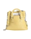 Maison Margiela Woman Handbag Light Green Size - Goat Skin, Brass, Zinc, Aluminum, Copper In Yellow