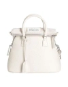 Maison Margiela Woman Handbag Light Grey Size - Leather, Textile Fibers