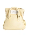 Maison Margiela Woman Cross-body Bag Pastel Yellow Size - Goat Skin, Brass, Zinc, Aluminum, Copper