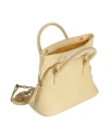 Maison Margiela Woman Cross-body Bag Pastel Yellow Size - Goat Skin, Brass, Zinc, Aluminum, Copper In Yellow