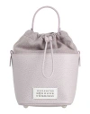 Maison Margiela Woman Handbag Lilac Size - Cow Leather, Cotton, Polyester, Brass, Zinc In Purple