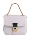 Maison Margiela Woman Handbag Lilac Size - Goat Skin, Linen In Purple
