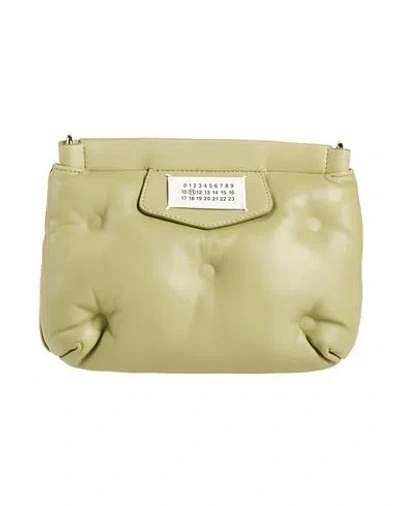 Maison Margiela Woman Handbag Military Green Size - Lambskin