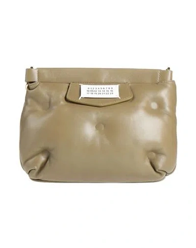 Maison Margiela Woman Handbag Military Green Size - Lambskin